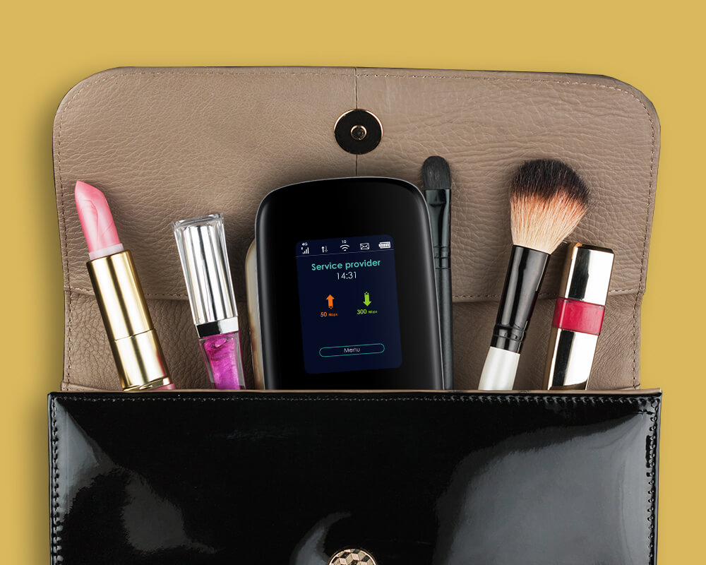 LTE2566-M634, Designed to be at your side wherever you go and can be easily taken in a handbag or a pocket