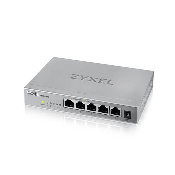 MG-105, 5-Port 2.5GbE Unmanaged Switch