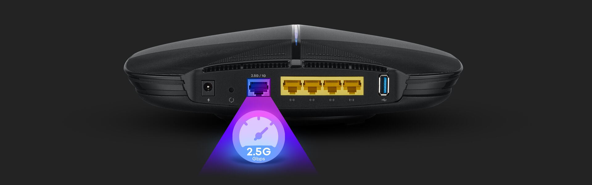 ARMOR G1, Supports up to 2.5Gbps multi-gigabit Internet services