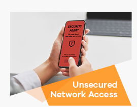 unsecured network access